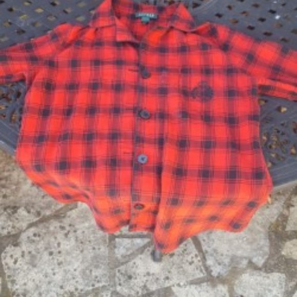 Plaid flannel shirt for woman - Picture 3 of 6